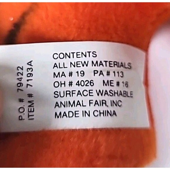 Vintage Tony the Tiger 14” Poseable Arms & Tail Plush Toy Frosted Flakes 1993 - Picture 3 of 7